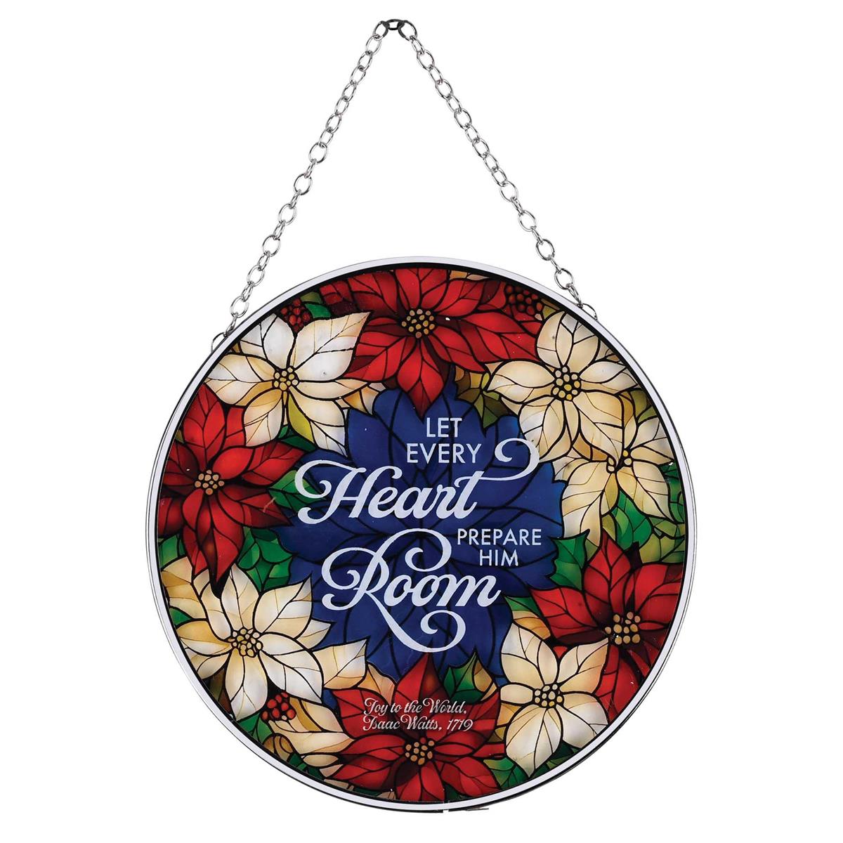 Suncatcher Poinsettias Let Every Heart by Dicksons
