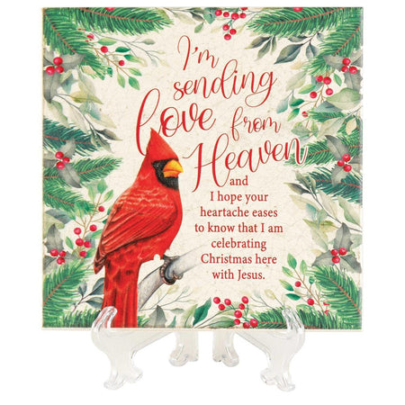Tabletop Tile Cardinal I Am Sending by Dicksons, product view 2