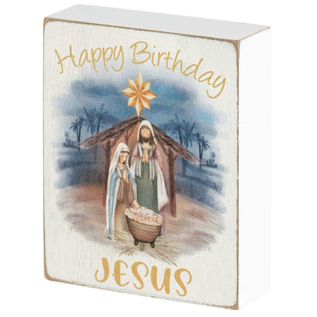Tabletop Plaque Happy Birthday Jesus by Dicksons