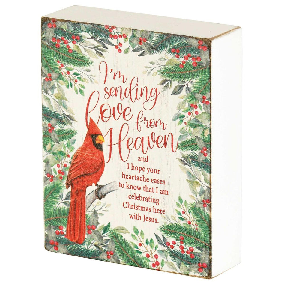 Cardinal I'm Sending Tabletop Plaque by Dicksons