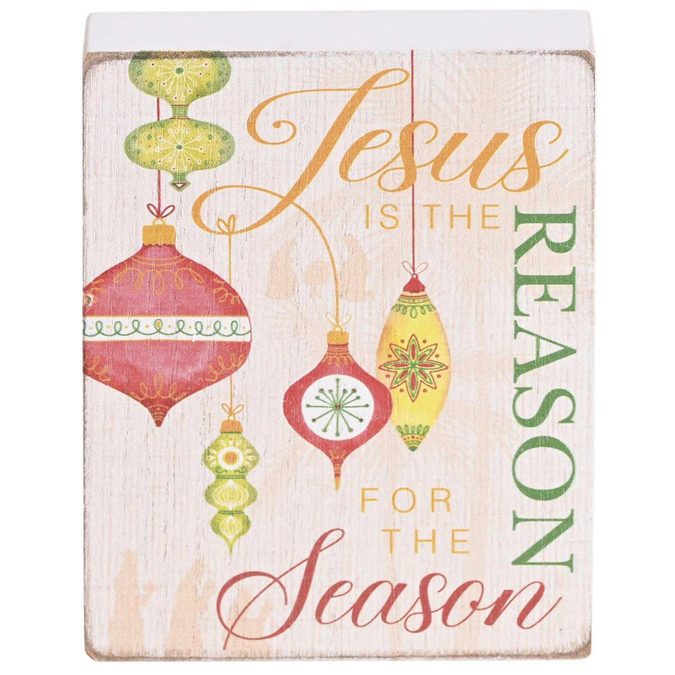 Tabletop Plaque Jesus Is The Reason 3x4 by Dicksons, product view 2