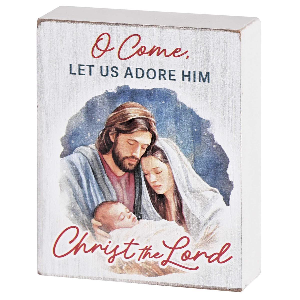 Tabletop Plaque Christ Is Lord Wood by Dicksons
