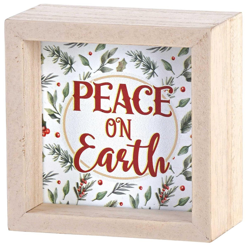 Tabletop 2 Sided Floral Glory To God 4X4 by Dicksons
