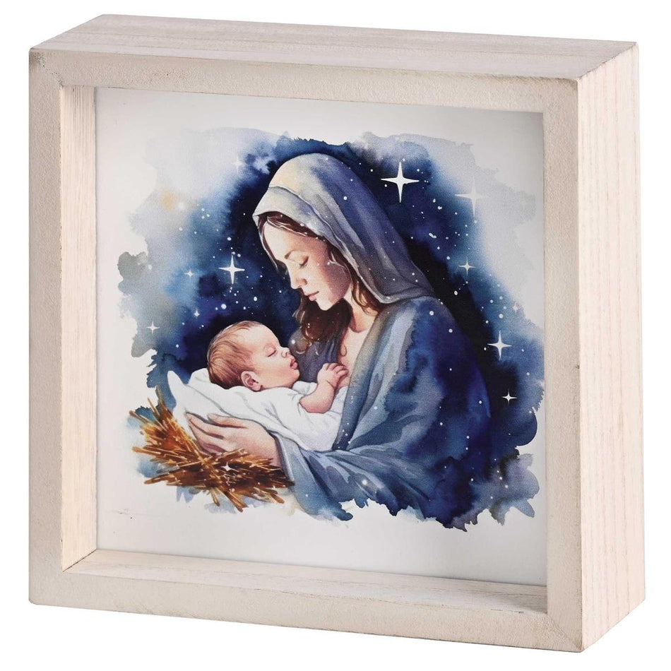 Tabletop 2 Sided Mary Child Nativity by Dicksons