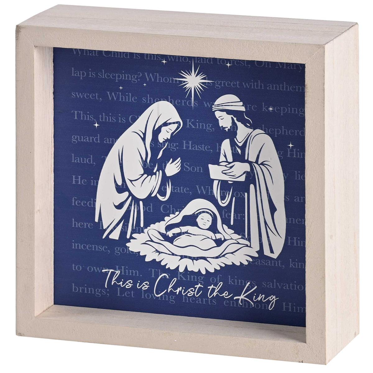 Tabletop 2 Sided Mary Child Nativity by Dicksons, product view 2