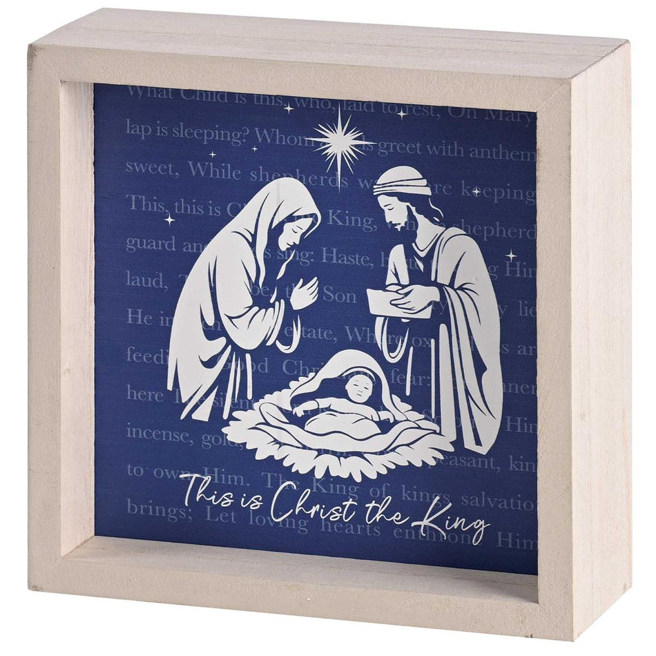 Tabletop 2 Sided Mary Child Nativity by Dicksons, product view 2