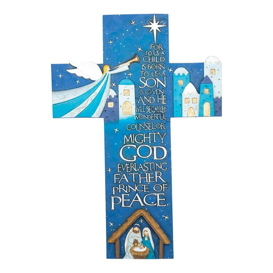 Christmas For To Us a Child Wall Cross by Dicksons