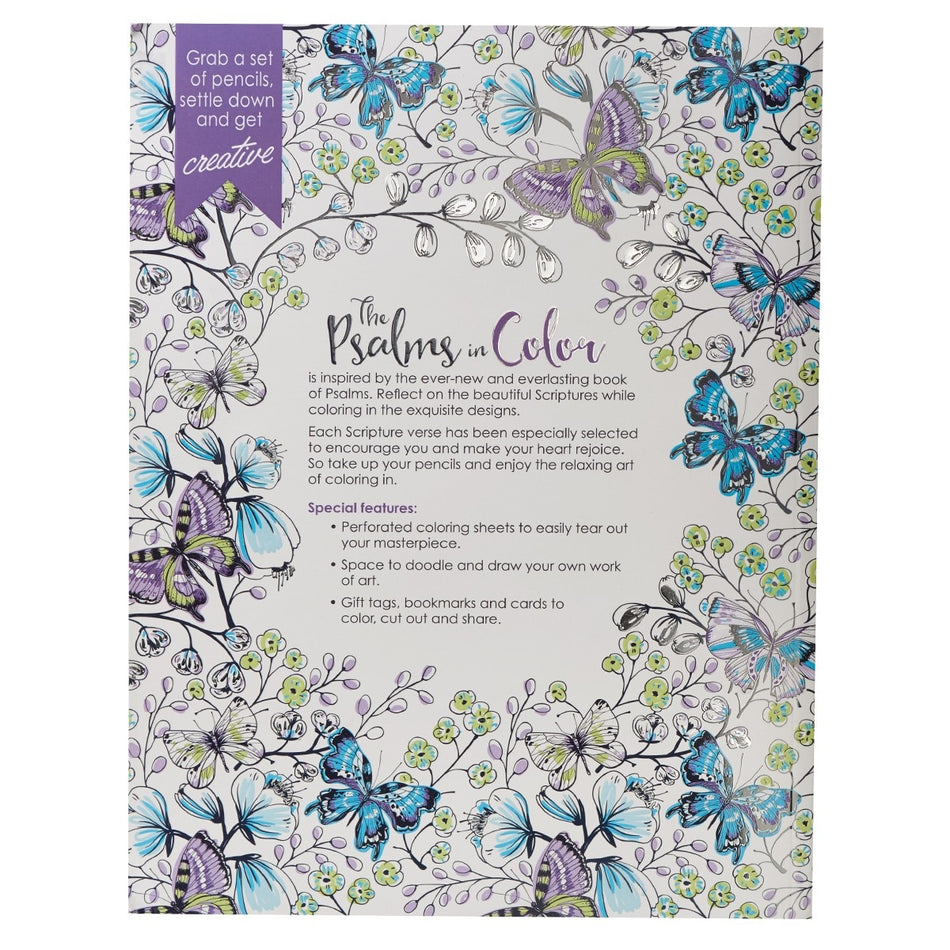 The Psalms in Color Coloring Book by Christian Art Gifts, product view 2