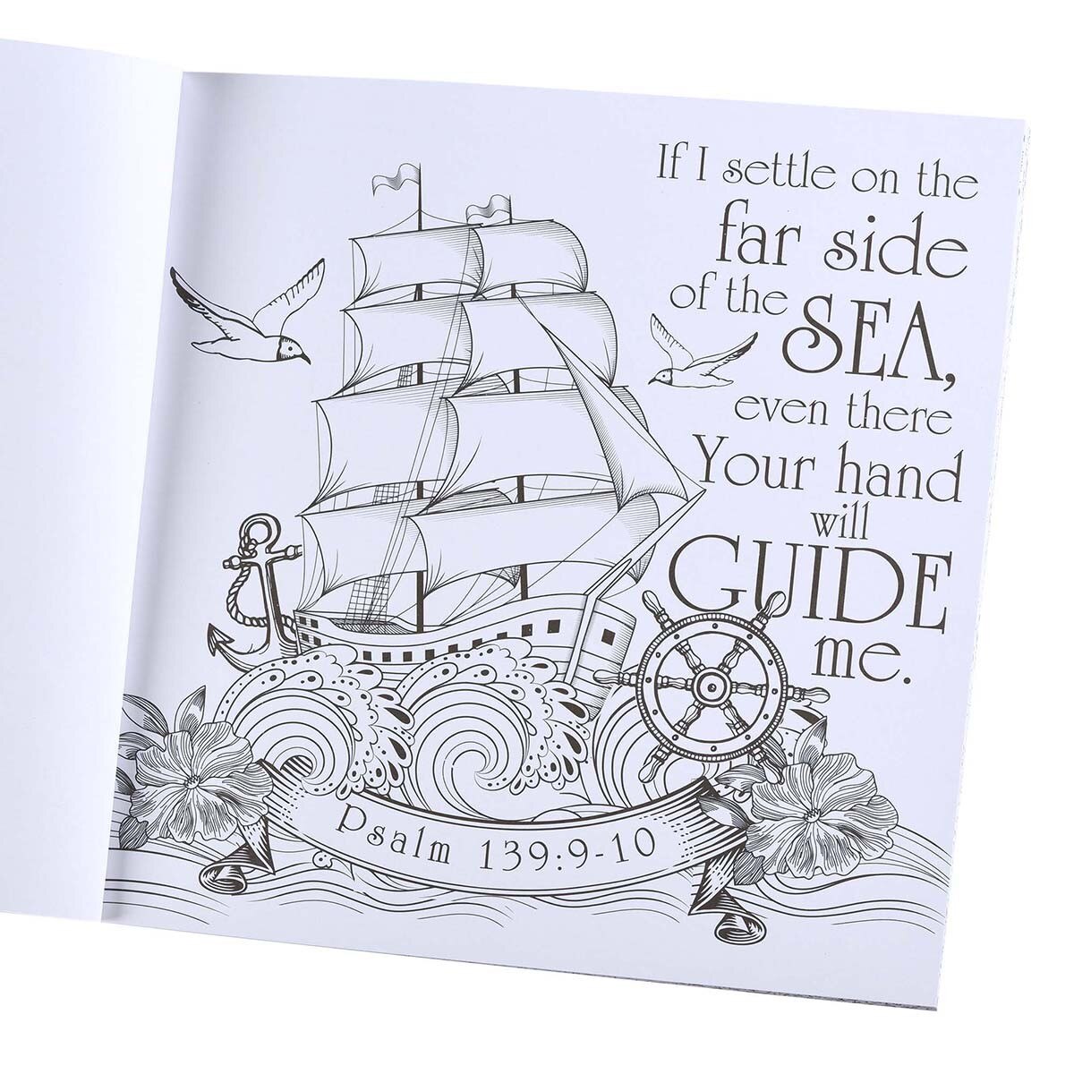 We Have This Hope Inspirational Coloring Book for Adults by Christian Art Gifts, product view 5
