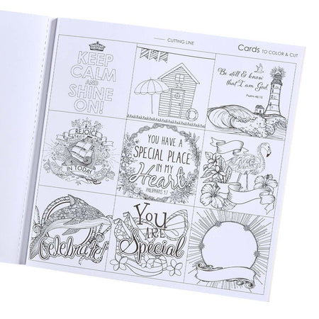 We Have This Hope Inspirational Coloring Book for Adults by Christian Art Gifts, product view 8