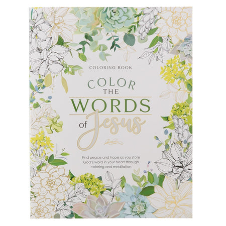 Color the Words of Jesus Coloring Book by Christian Art Gifts