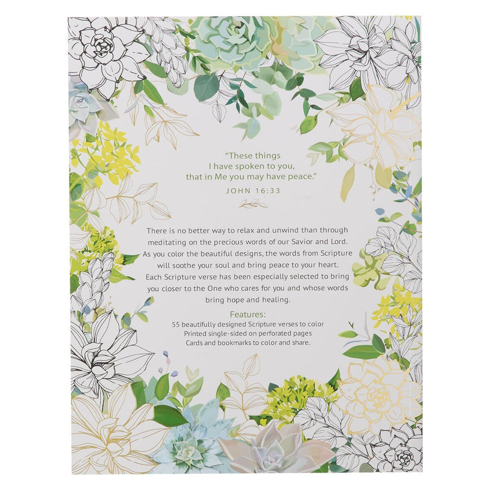 Color the Words of Jesus Coloring Book by Christian Art Gifts, product view 2