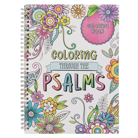 Coloring through the Psalms Spiral Coloring Book by Christian Art Gifts