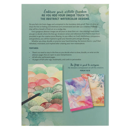 God is Good Reverse Coloring Book by Christian Art Gifts, product view 2