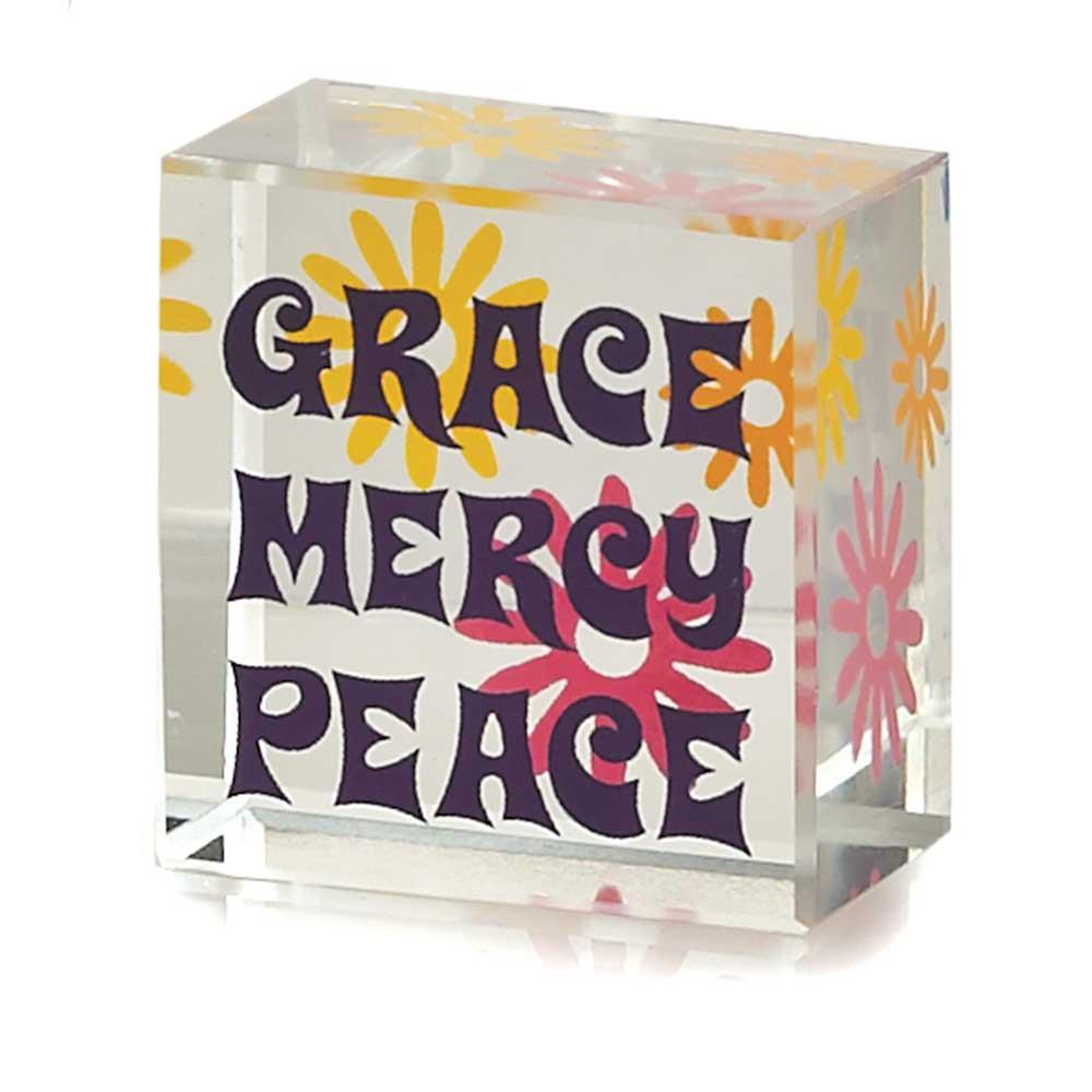 Tabletop Glas-1x1"grace-mercy by Dicksons