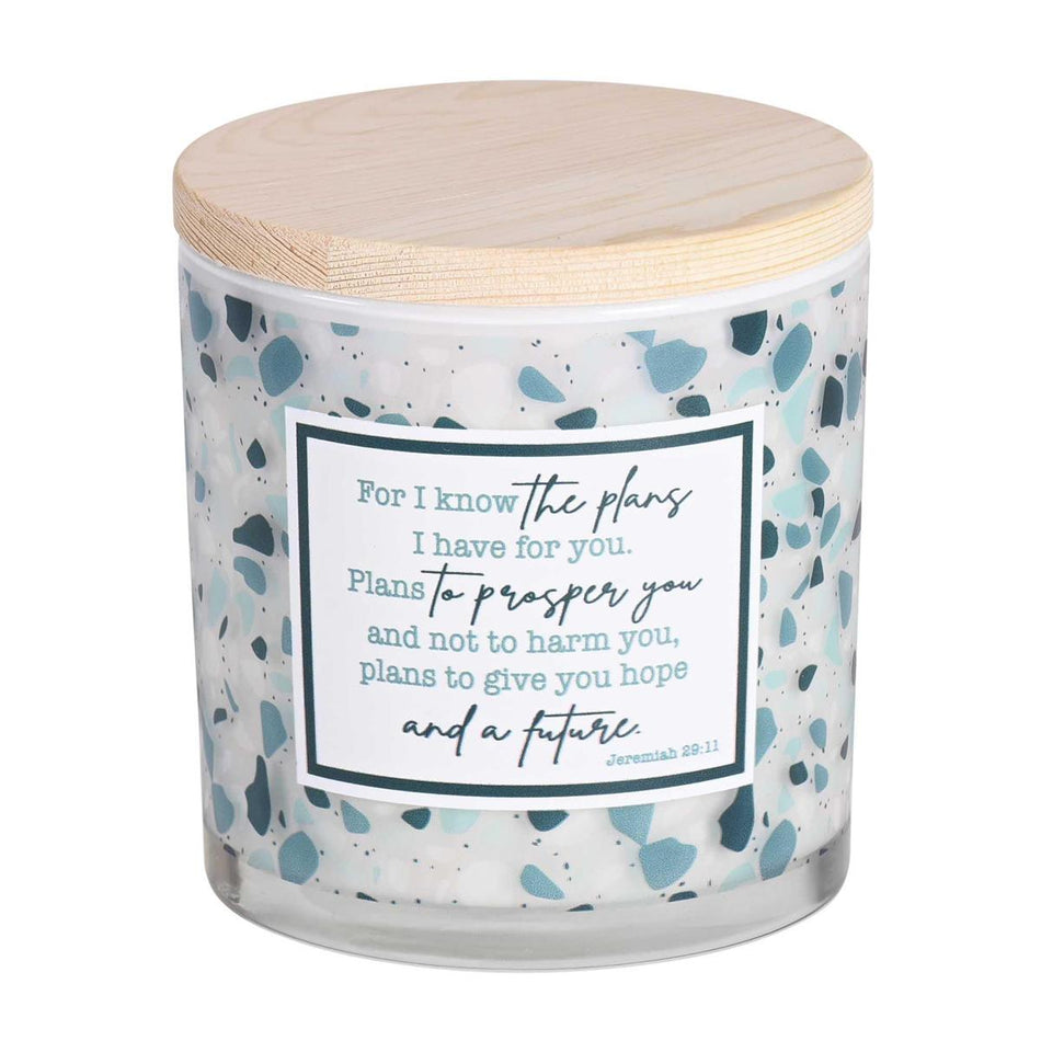 Softly Scented Inspirational Christian Jar Candle 13 Ounce Natural Soy Wax (CNDLG-3) by Dicksons