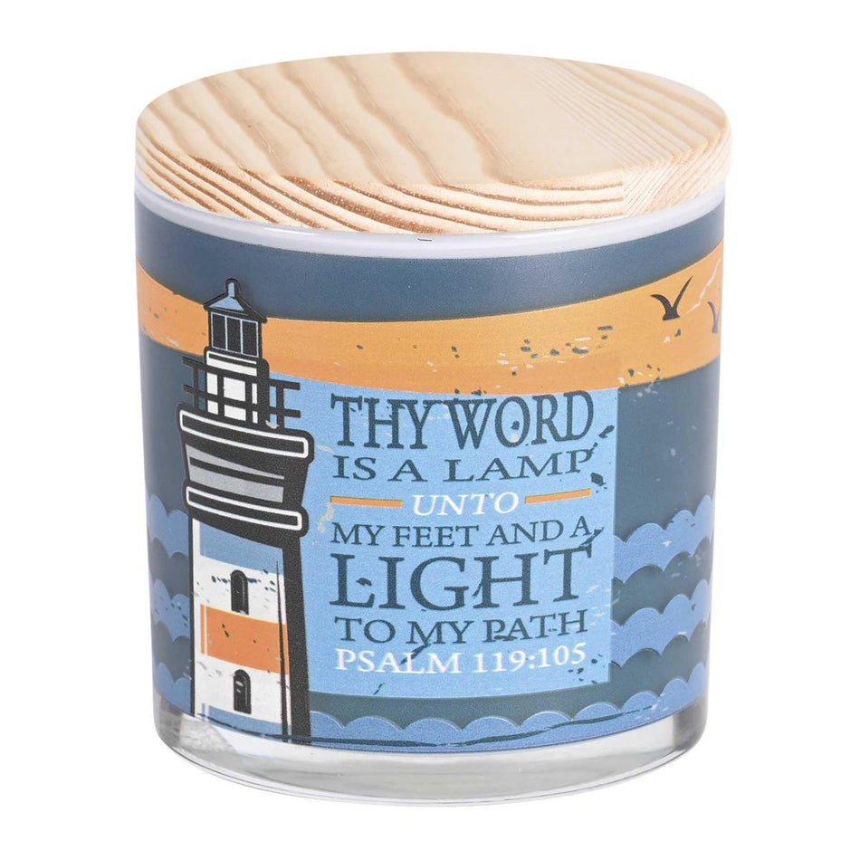 Softly Scented Inspirational Christian Jar Candle 13 Ounce Natural Soy Wax (CNDLG-34) by Dicksons