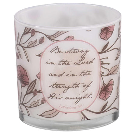 Soy Candle Be Strong In The Lord 13 Oz by Dicksons, product view 4