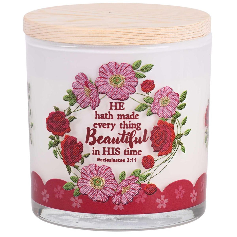 Soy Candle Floral He Hath Made 13 Oz by Dicksons