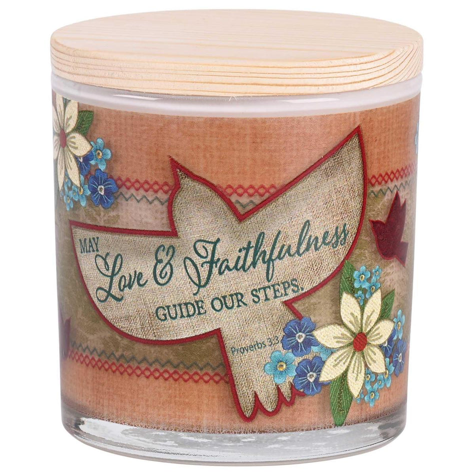Soy Candle Bird Love One Another 13 Oz by Dicksons