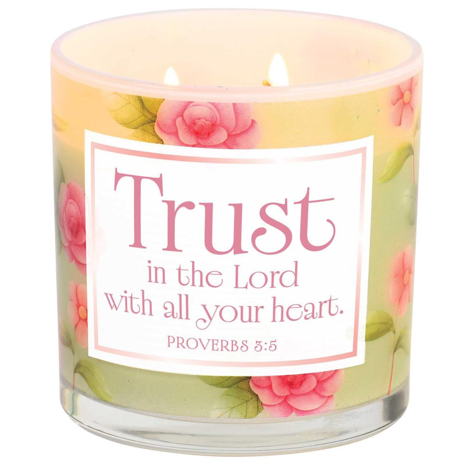 Soy Candle Trust In The Lord 13 Oz by Dicksons, product view 2
