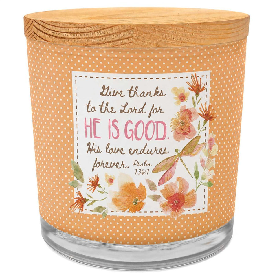 Soy Candle Give Thanks to the Lord 13 Oz by Dicksons