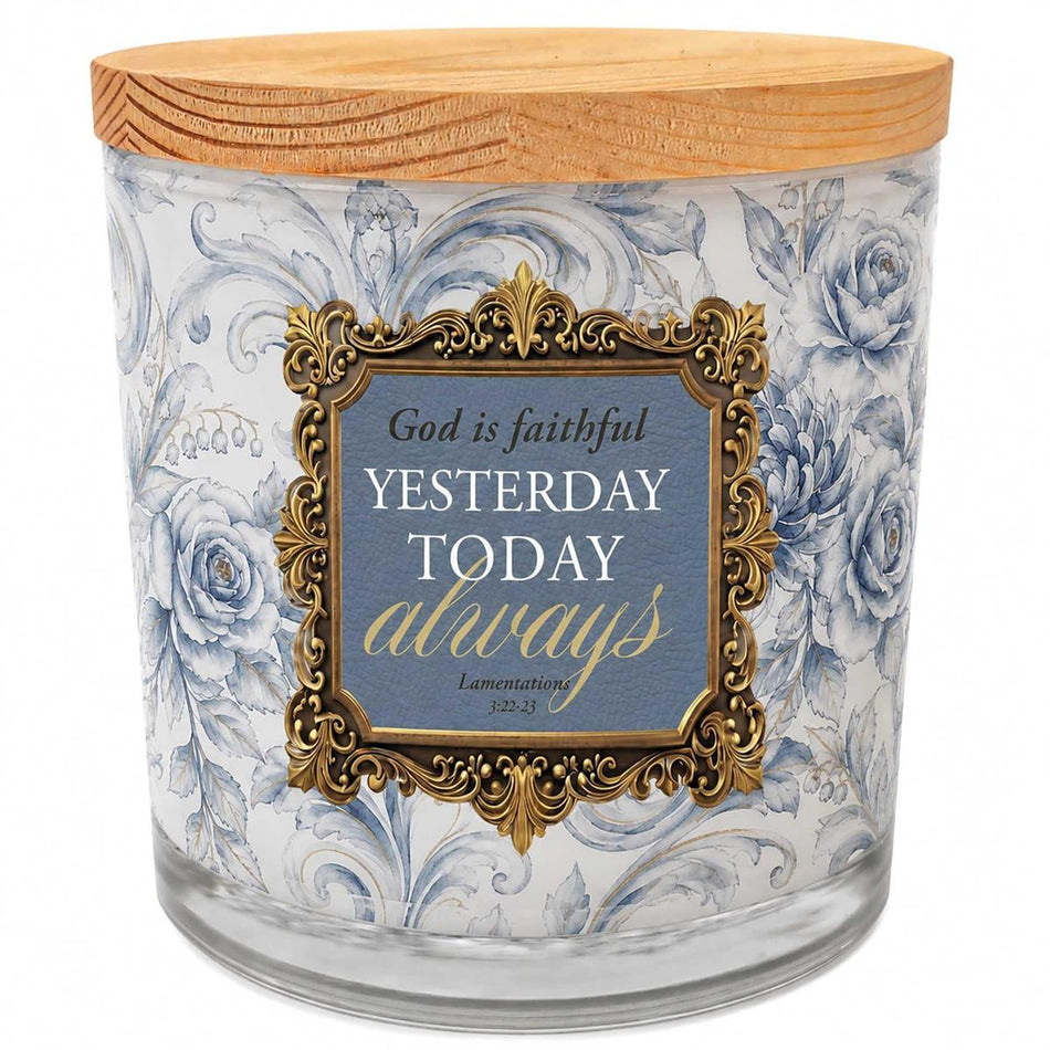 Soy Candle God Is Faithful Always 13 Oz by Dicksons