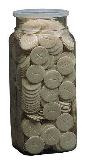 1-1/8" Cavanagh White Communion Wafers in Container