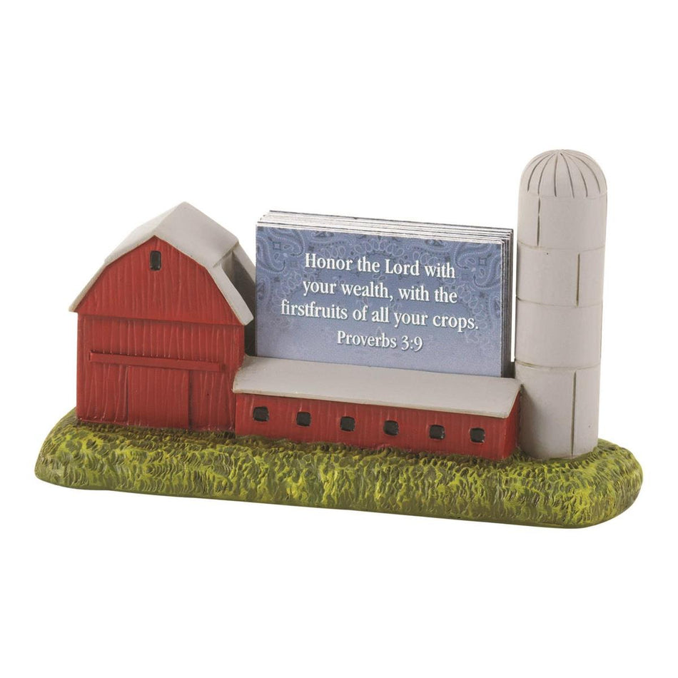 Faithblder with Cards Farmers Prayer Resin by Dicksons