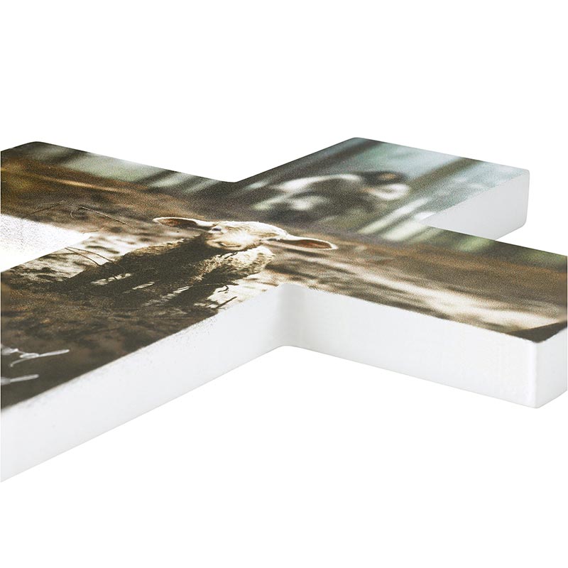 The Good Shepherd Collection Wall Cross by Christian Brands, product view 2