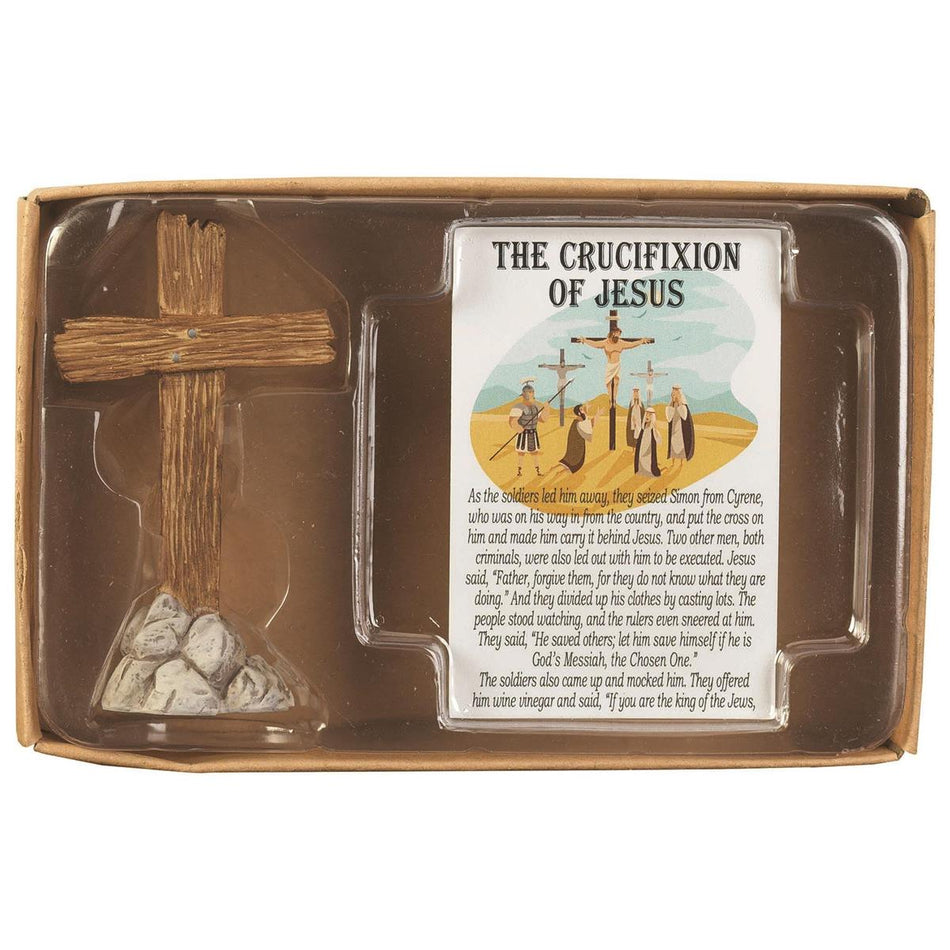 Cross Figurine Card Crucifixion Of Jesus by Dicksons