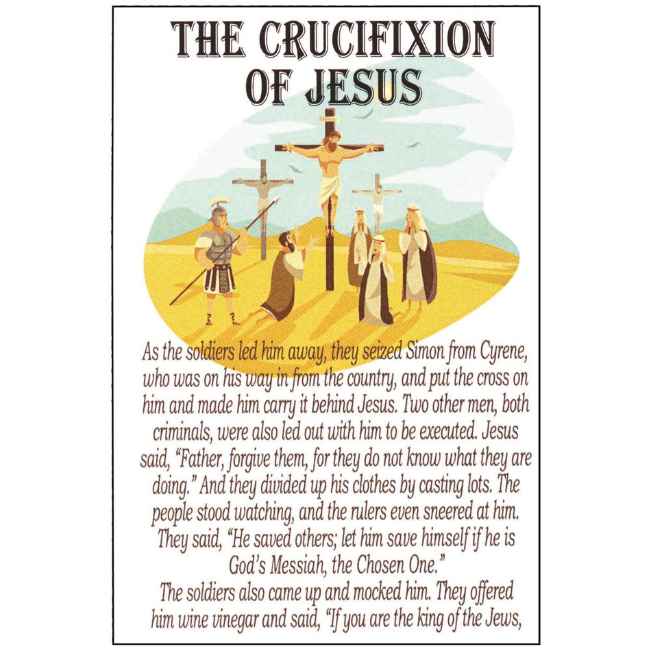 Cross Figurine Card Crucifixion Of Jesus by Dicksons, product view 2