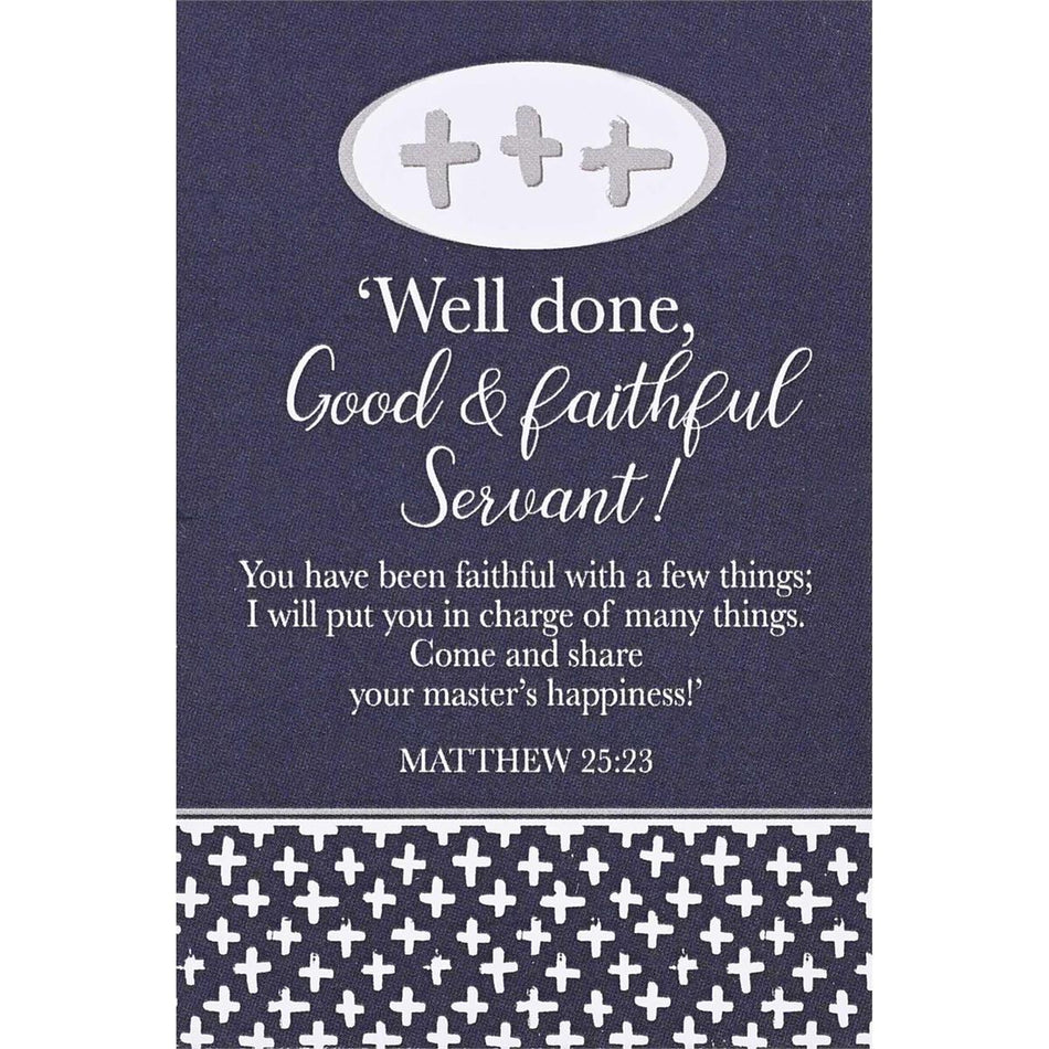 Cross And Card Faithful Servant by Dicksons, product view 2