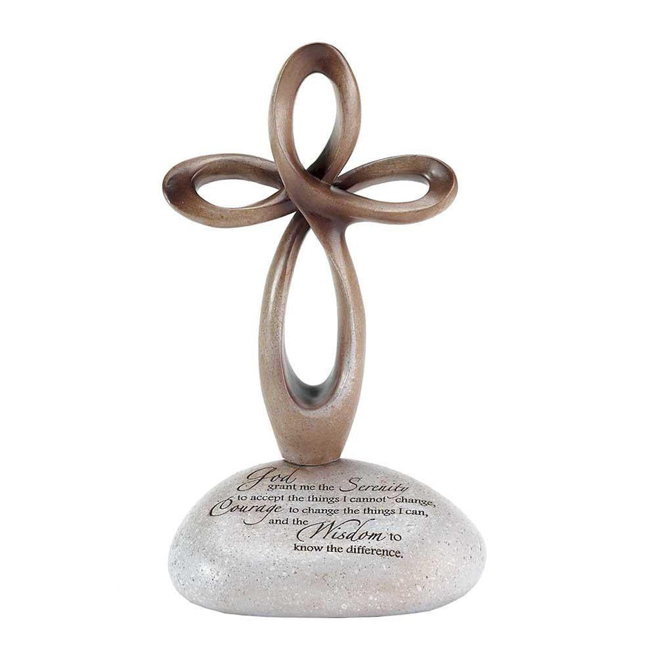 God Grant Me the Serenity 3 x 6 Inch Resin Tabletop Cross by Dicksons