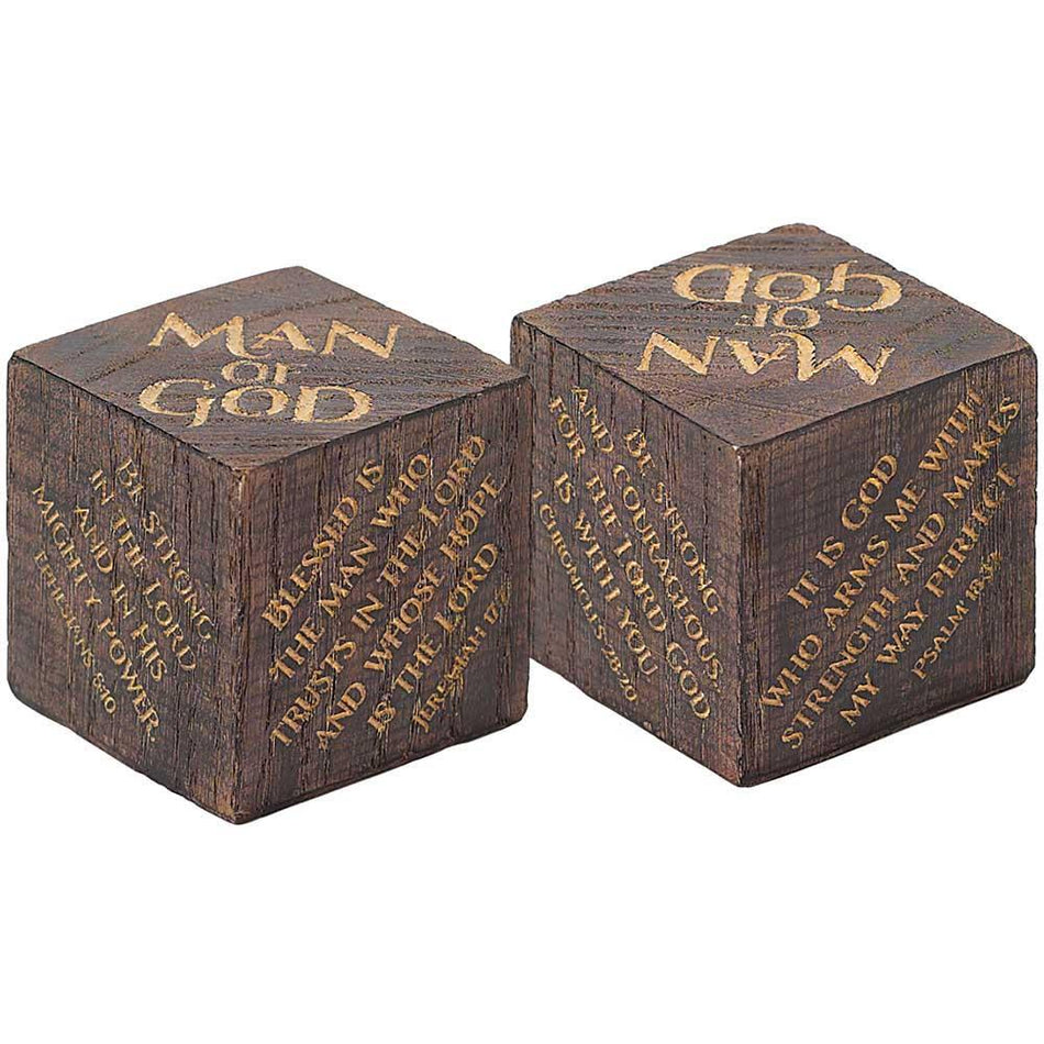Man Of God Scripture Cube by Dicksons