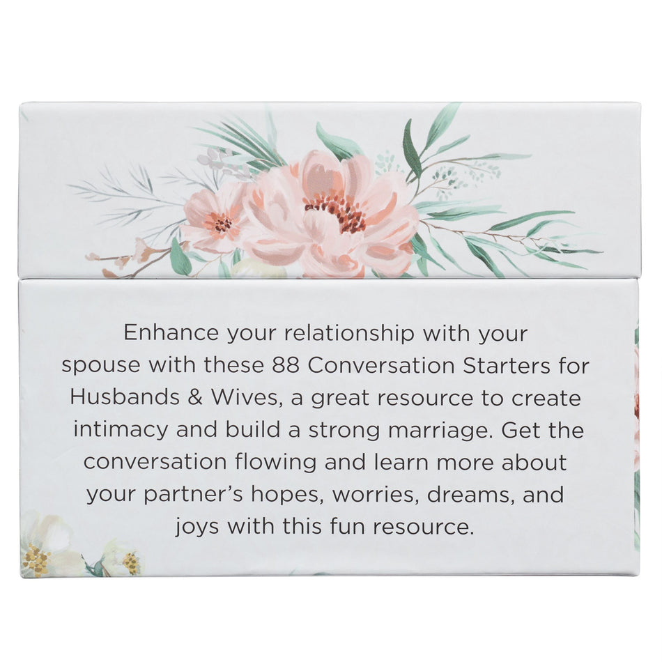 88 Great Conversation Starters for Husbands and Wives by Christian Art Gifts, product view 2