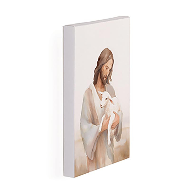 Wonderous Watercolors Collection Canvas - Jesus & Lamb