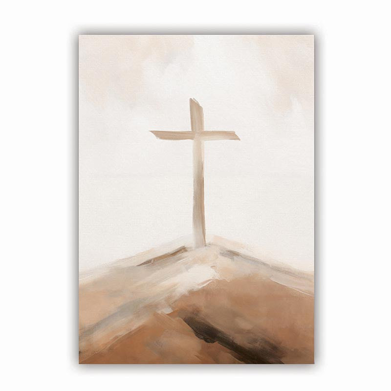 He Is Risen Collection Canvas - Cross