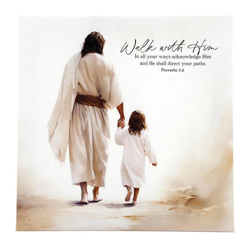 The Way, Truth, Life Canvas - Walk With Him
