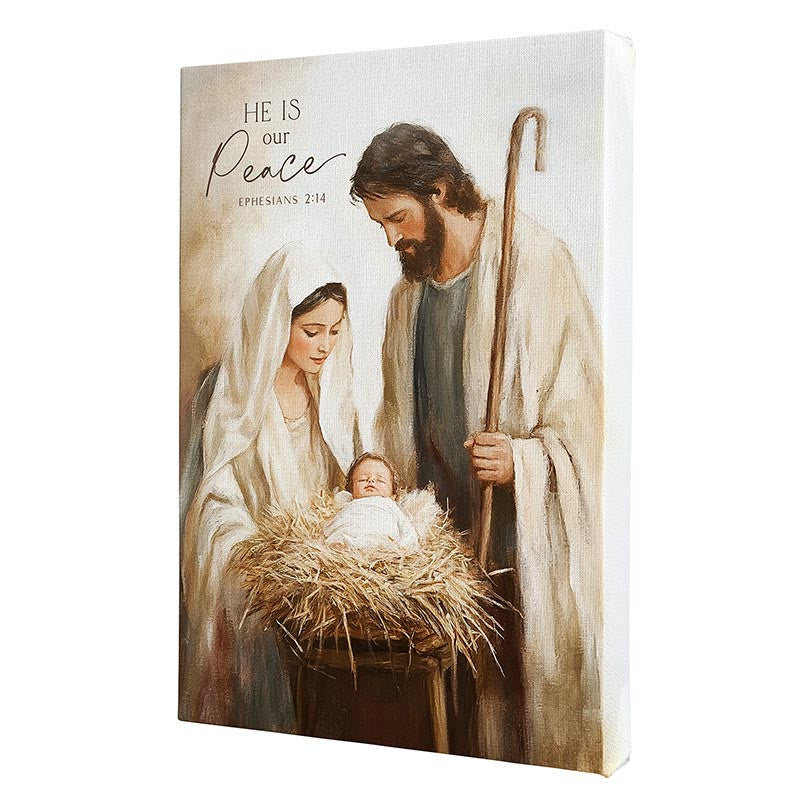 Holy Family Canvas - He Is Our Peace