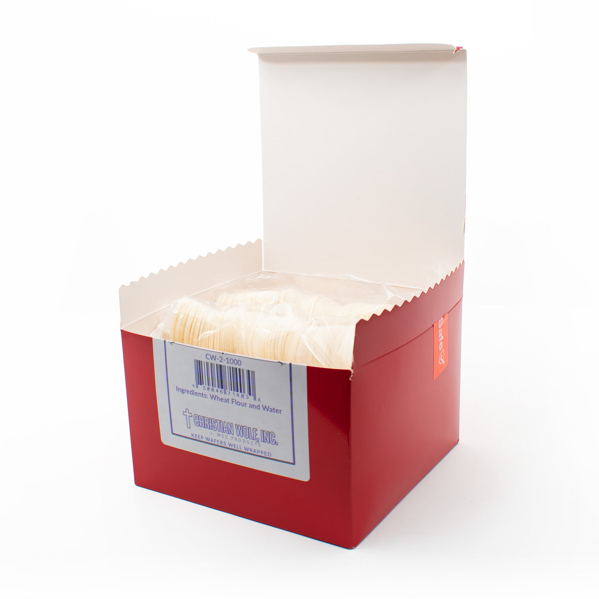 1-5/16" White No.2 Crucifix Wafers by WCC, product view 3