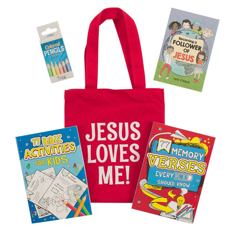 Red Church Activity Kit for Kids by Christian Art Gifts, product view 2