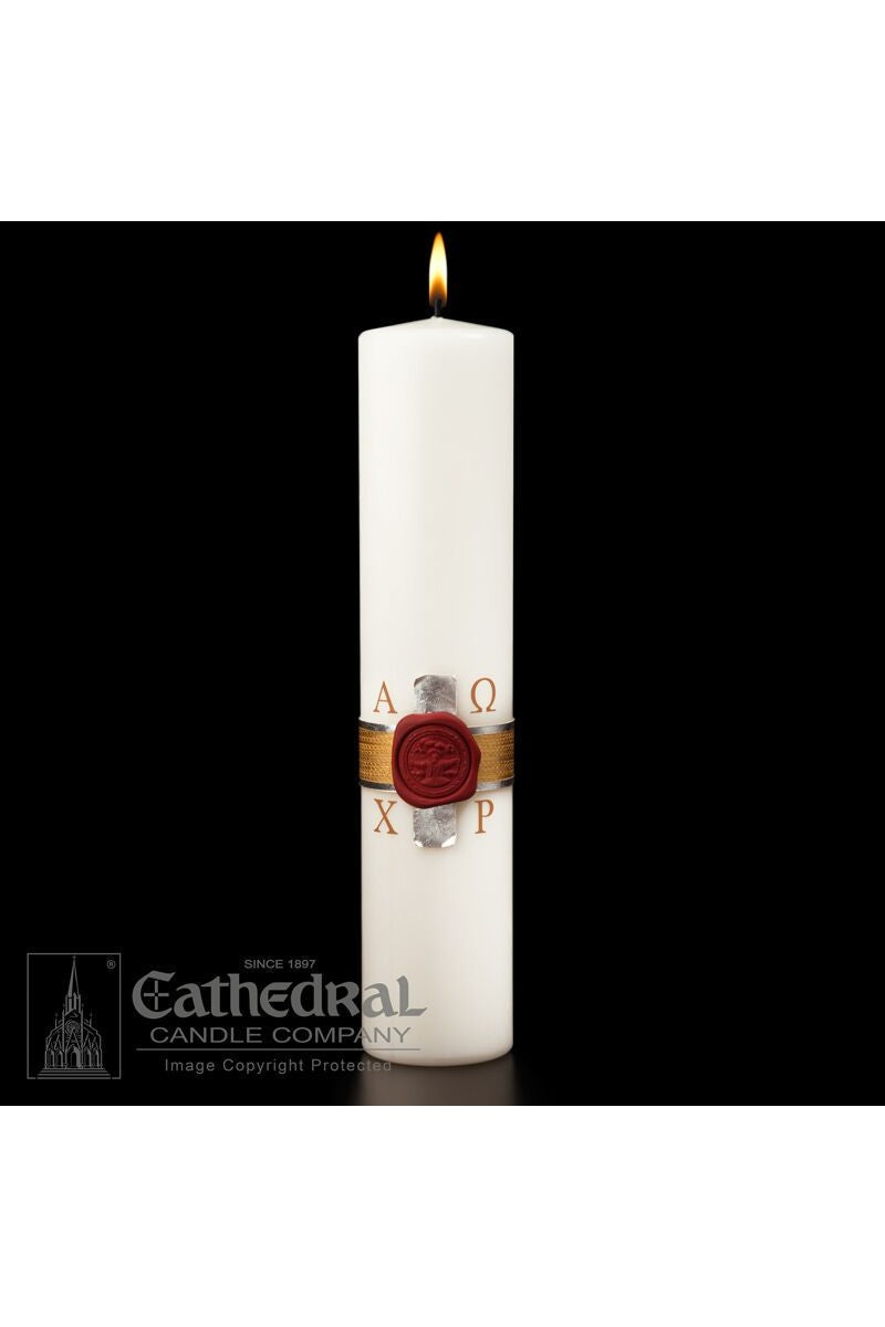 Christ Candle - Anno Domini - 3" x 14" by Anchor Christian Distributors
