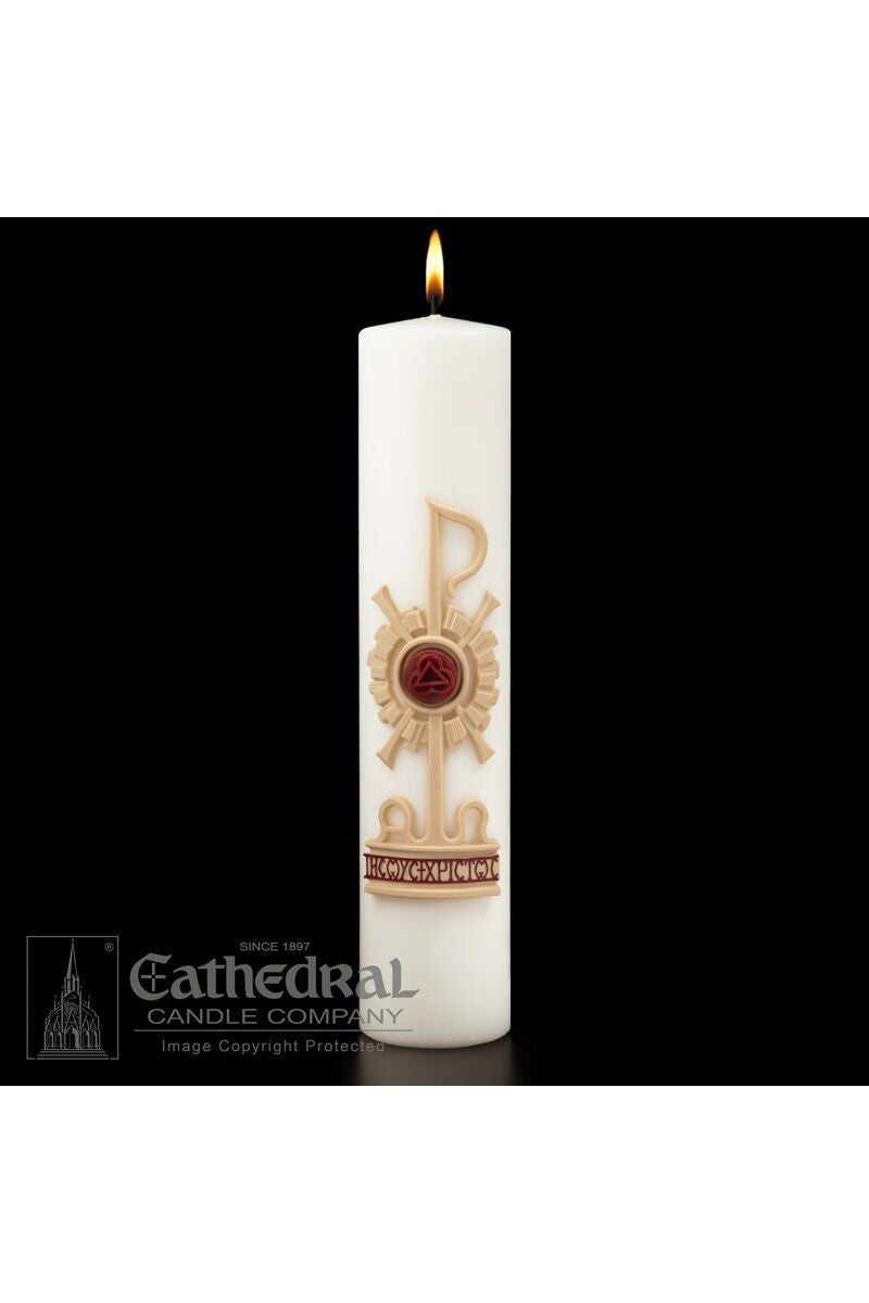 Christ Candle - Holy Trinity - 3" x 14" by Anchor Christian Distributors