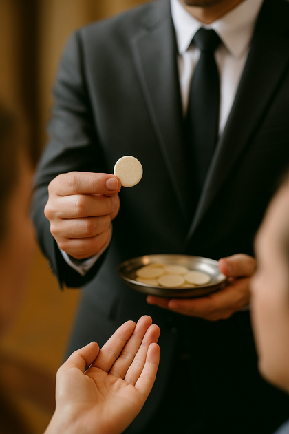 Communion service with gluten-free option