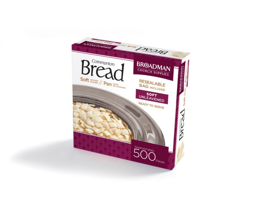 Communion Bread - Soft Uniform Squares (500 Pieces)