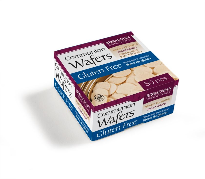 Broadman Gluten Free Communion Wafers, 50/box