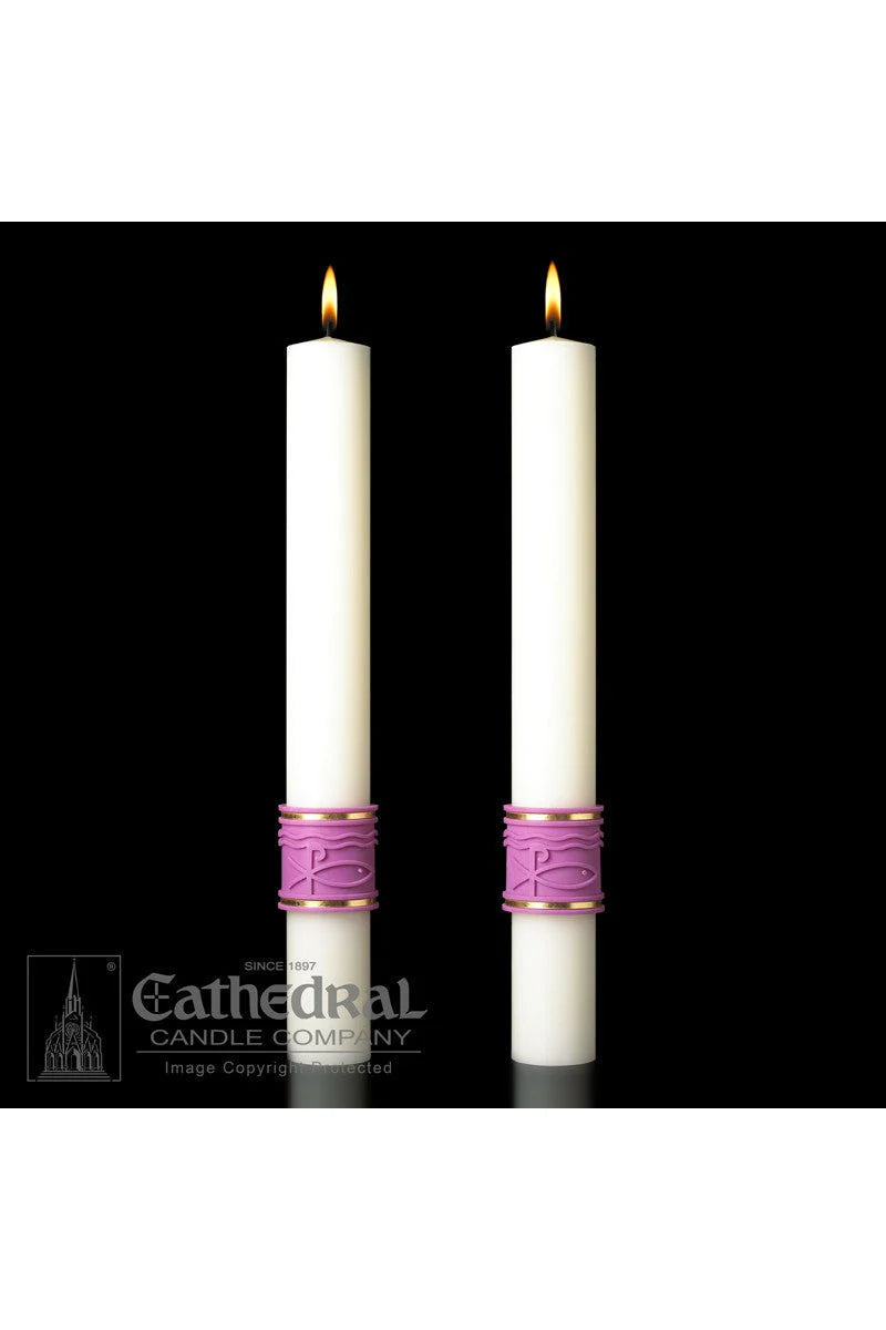 Complementing Side Altar Candles - Jubilation