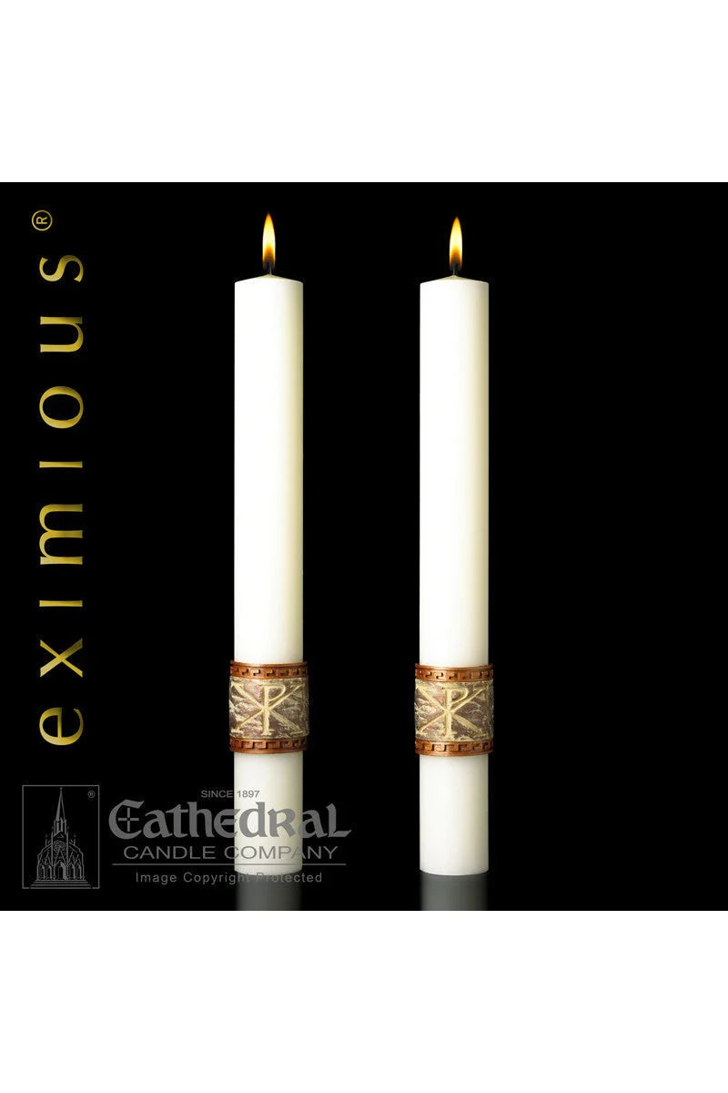 Complementing Side Altar Candles - Luke 24