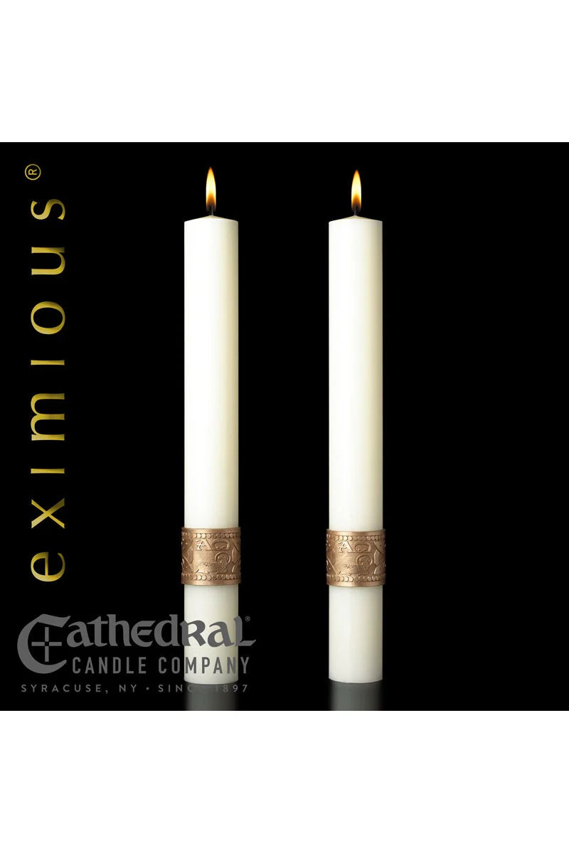 Complementing Side Altar Candles - Merciful Lamb